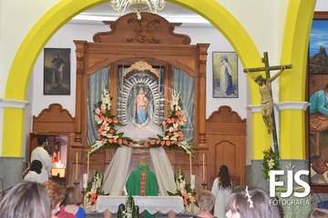 Lomo Magullo inició este sábado los cultos en honor de la Virgen de Las Nieves (Foto Francisco Javier Santana/TA)